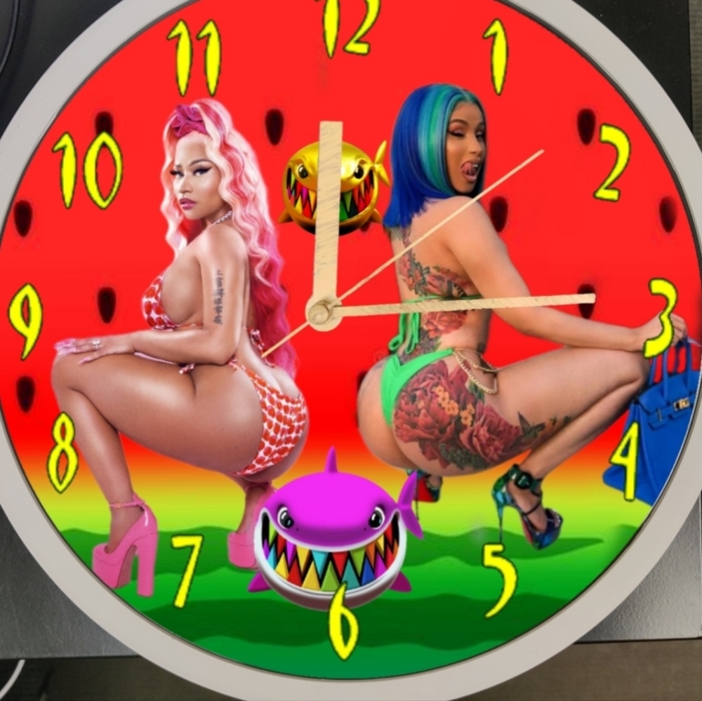 Shark clock
